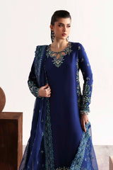 Akbar Aslam - Embellished Silk - Sapphire