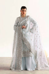 Akbar Aslam - Embellished Silk - Fawn