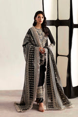Akbar Aslam - Embellished Organza - Onyx