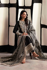 Akbar Aslam - Embellished Organza - Onyx