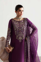Akbar Aslam - Embellished Silk - Lapis