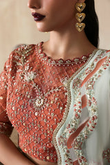 Zarposh - Jahanara Embellished Organza - Mahgul