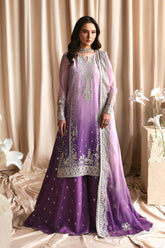 Zarif - Siraya - Embroidered Chiffon - Nigah