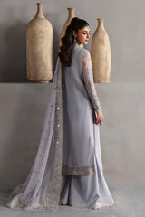 Akbar Aslam - Embroidered Chiffon - Emeraya
