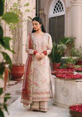Kahf Premium - Ek Fasana - Embroidered Luxury Lawn - KLB-6A SILSILA