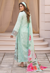 Humdum - Print Embroidered Lawn - Summer Breeze - D07