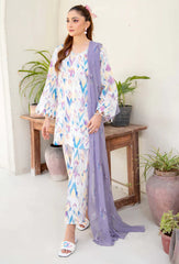 Humdum - Printed lawn - Ziva - D04