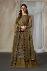 Zarif - Embroidered Net - ZRF-PE-05 ZAYRAH