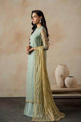 Zarif - Embroidered Net - Azhara