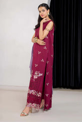 Humdum - Embroidered Viscose - Ellena D10