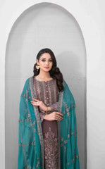 Tawakkal - Afa Embroidered Chiffon D-5107