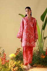Coral Peony - 2PC