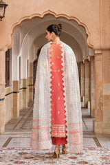 Inara - Aurelia Embroidered Organza - Corraline