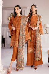 Baroque - Chantelle - Embroidered Chiffon BQ-08 Crystal Sugar
