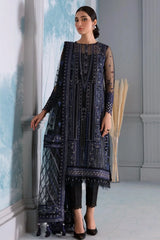Jazmin - Embroidered Net - D-07 KAYA