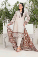 Tawakkal - Shazmina Print Embroidered Lawn D-1054