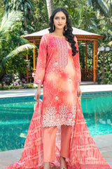 Tawakkal - Thamina Print Embroidered Slub Lawn D-1199