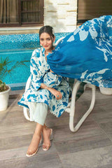 Tawakkal - Zumra Printed BanaDora Slub Lawn D-1579