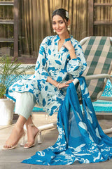 Tawakkal - Zumra Printed BanaDora Slub Lawn D-1579