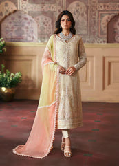 Gulaal - Evayra Embroidered Chiffon - Fareyah D-29