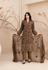 Tawakkal - Alvira Embroidered Staple D-4854