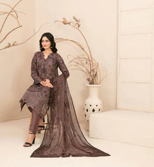 Tawakkal - Alvira Embroidered Staple D-4858