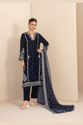 Tawakkal - Milan - Embroidered Velvet - D-5711