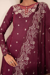 Zarif - Embroidered Lawn - TEHMEEN