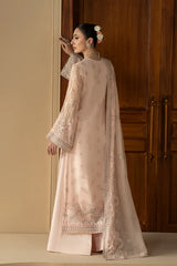 Lavish Premium - Purkashish - Embroidered Chiffon - Peach Élan