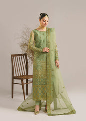 Akbar Aslam - Embroidered Organza - Fareena