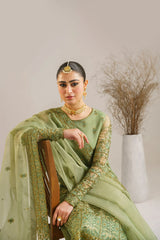 Akbar Aslam - Embroidered Organza - Fareena