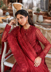 Akbar Aslam - Embellished Net - Gul Mohr