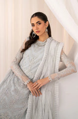 Zarif - Maheer - Embroidered Net - Daria