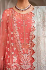 Inara - Aurelia Embroidered Organza - Corraline