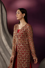 ENZO - Amour Éternal - Embroidered Net - Roselle