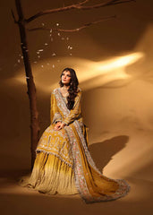 Aylin - Embellished Silk - Mustard Charm