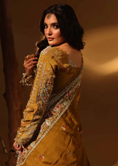 Aylin - Embellished Silk - Mustard Charm