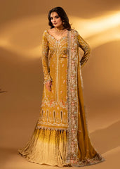 Aylin - Embellished Silk - Mustard Charm
