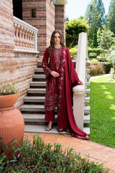 Florent - Serenity III - Embroidered Marina Twill - Dahlia