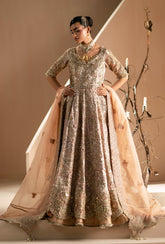 AJR Couture - Signature Wedding Formals - Embroidered Organza - Rang E Noor