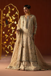 AJR Couture - Signature Wedding Formals - Embroidered Organza - Husn E Mah