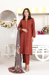Tawakkal - Laila Plain Leather Peach D-4714