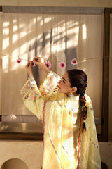 Maryam Hussain - Luxury Lawn - Lemon Garden