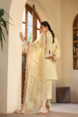 Maryam Hussain - Luxury Lawn - Lemon Garden