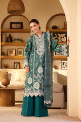 Maryam Hussain - Luxury Lawn - Seashell