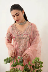 Ramsha - Minhal Embroidered Organza - M-1007