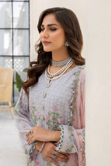 Imrozia Serene - Majestic Embroidered Chiffon - M-51 Cecilia