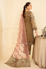 Ramsha - Minhal Vol-07 - Embroidered Organza - M-705