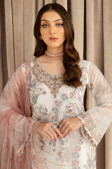 Ramsha - Minhal Vol-07 - Embroidered Organza - M-707