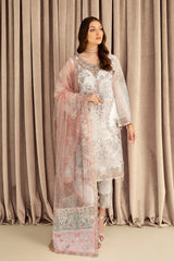 Ramsha - Minhal Vol-07 - Embroidered Organza - M-707